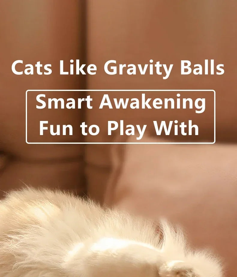 Cat Interactive Ball Smart Cat Toys for Pet Indoor Automatic Rolling Ball Electronic Interactive Cat Toy Cat Game Accessories