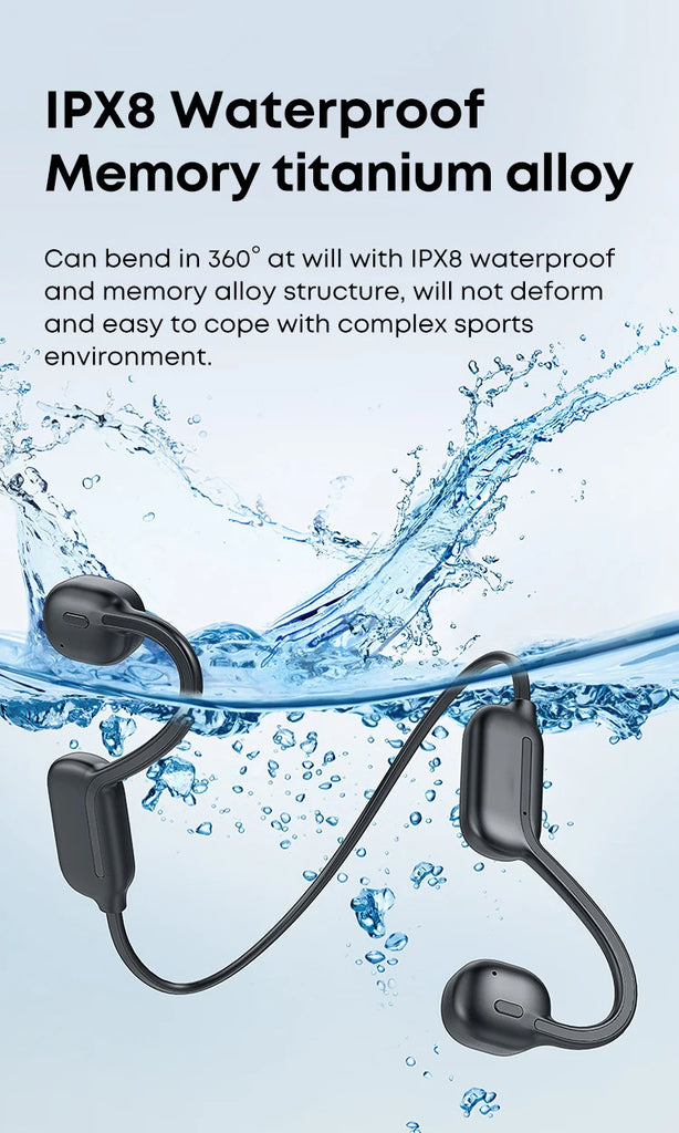 IPX8 Swimming Bluetooth Headphone with 32GB MP3 Sport Earbud