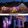 Outdoor LED Solar Fairy String Lights Waterproof Garden Decoration Garland 8Modes Copper Wire Light For Street Patio Christmas