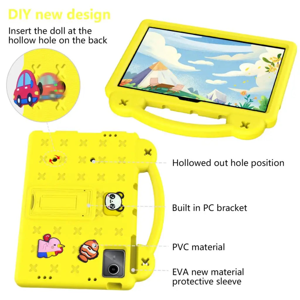 Kids Safe EVA Bear Case For Xiaomi Redmi Pad SE 11 Inch 2023 Handheld Shockproof Tablet  Cover For Redmi Pad SE 11" 2023 #R