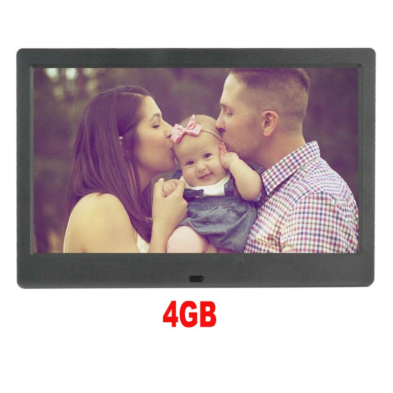 10 inch Screen LED Backlight HD IPS 1280*800 Digital Photo Frame Electronic Album Picture Music Movie Full Function Good Gift