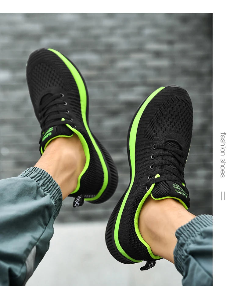 Mens Running Shoes Outdoor Sports Casual Jogging Gym Walking Shoes for Men New Mesh Comfortable Sneakers for Men