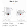 Foldable And Portable Teapot Water Heater 600ML Household Travel Electric Water Kettle