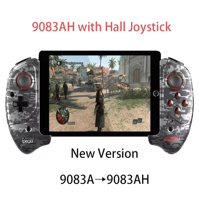 Ipega PG-9083SH Bluetooth Gamepad With Hall Joystick for Android IOS MFI Game TV Box Tablet ipad Stretchable Controller HandHeld