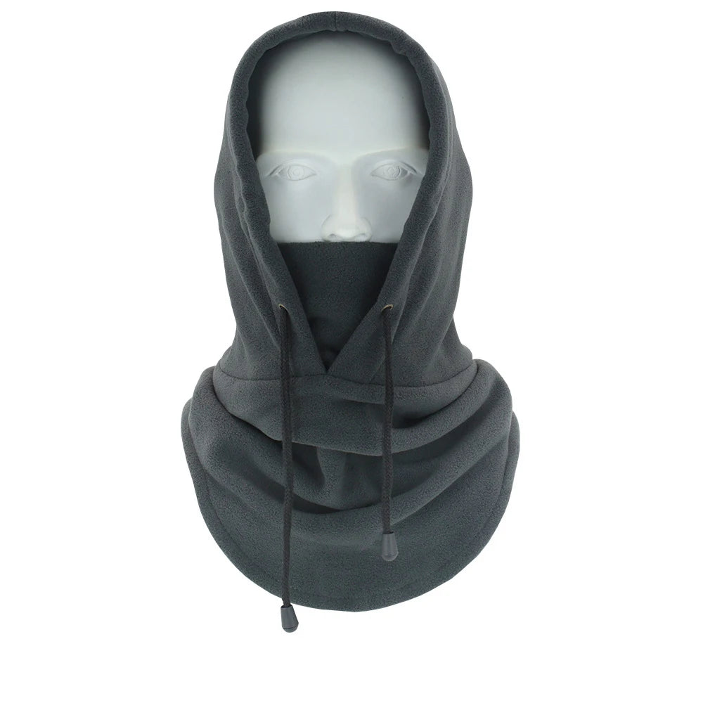 New Fashion Warm Cap Winter Men Women Hat Waterproof Thermal Polar Fleece Balaclava Hat Hooded Neck Warmer Hiking Cycling Cap