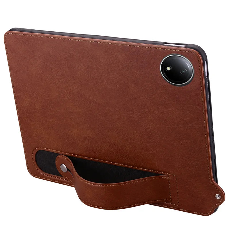 For Redmi Pad SE 8.7 Case PU Leather Soft TPU Stand Handheld Tablet Funda For Redmi Pad SE 8.7 inch 4G 2024 Case Cover Coque