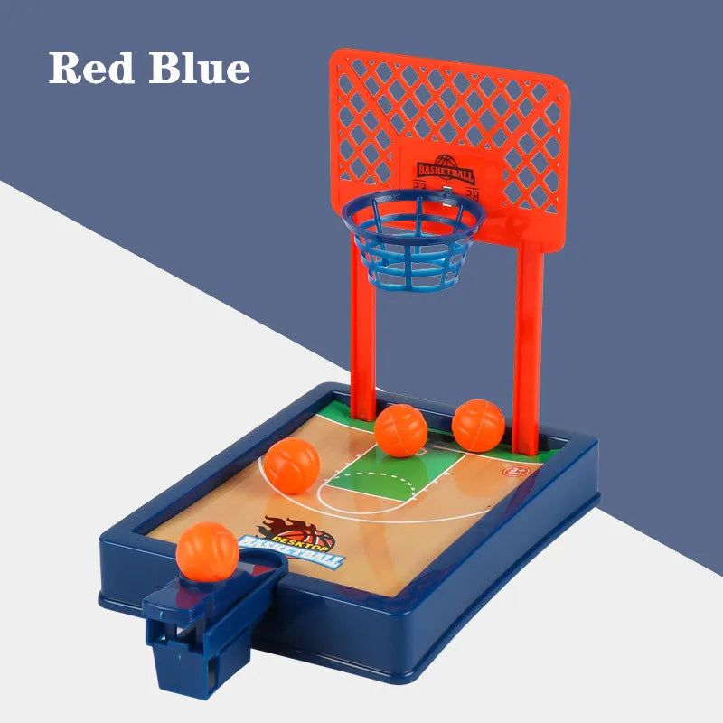 Desktop Board Game Basketball Hoop Finger Shooting Set Mini Machine Party Table Interactive Sport 2 Players Games Ball Toys