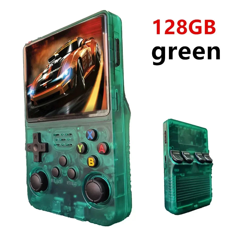 Open Source R36S Retro Handheld Video Game IPS Screen Portable Pocket Video Player R35S 64GB Games