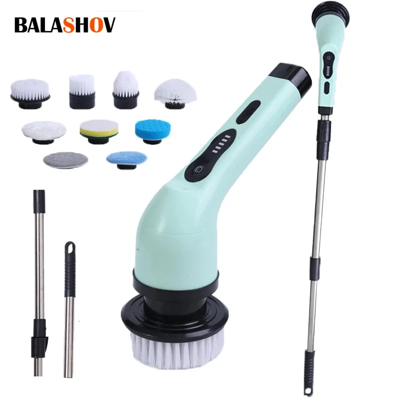 Electric Spin Cleaning Scrubber Electric Cleaning Tools Parlour Kitchen Bathroom Cleaning Gadgets