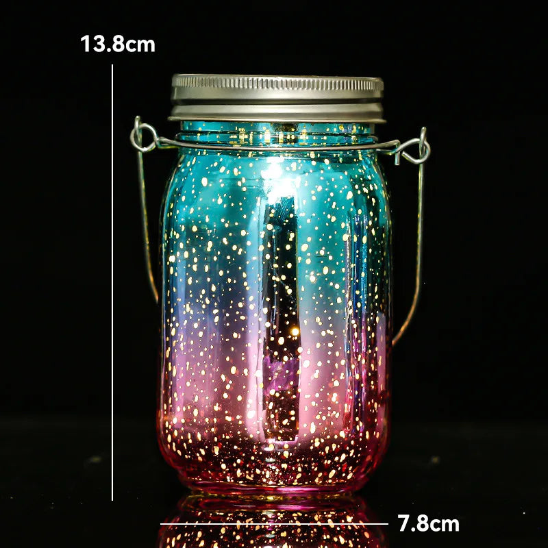 Solar Mason Jar Light Solar Lantern Fairy Lights Waterproof IP65 Hanging Standing Solar Lamp Garden Ornament For Patio Lawn