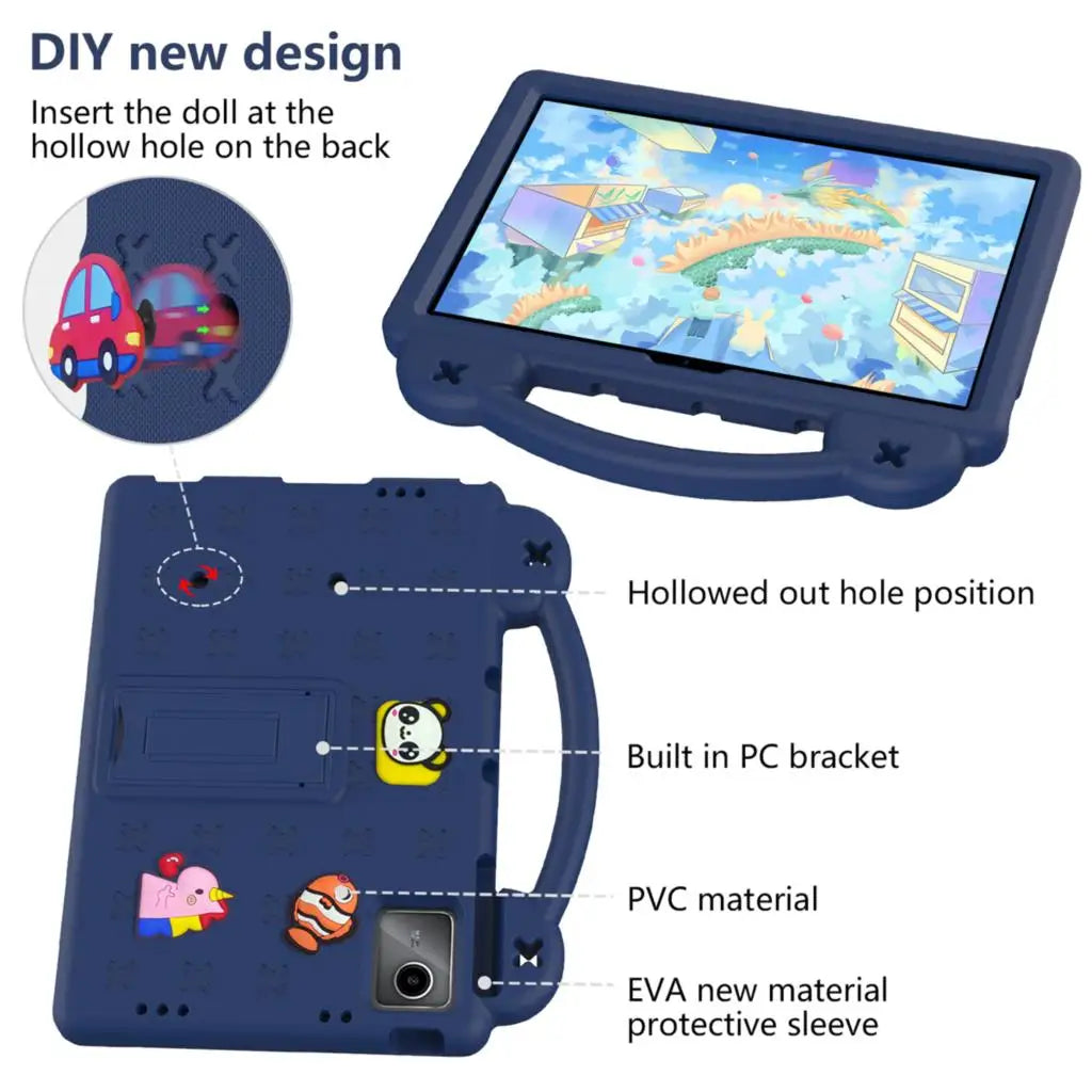 Kids Safe EVA Bear Case For Xiaomi Redmi Pad SE 11 Inch 2023 Handheld Shockproof Tablet  Cover For Redmi Pad SE 11" 2023 #R