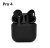 Pro 4 TWS Wireless Headphones Earphone Bluetooth Compatible 5.0 Waterproof Headset with Mic for Xiaomi iPhone Bluetooth Earbuds