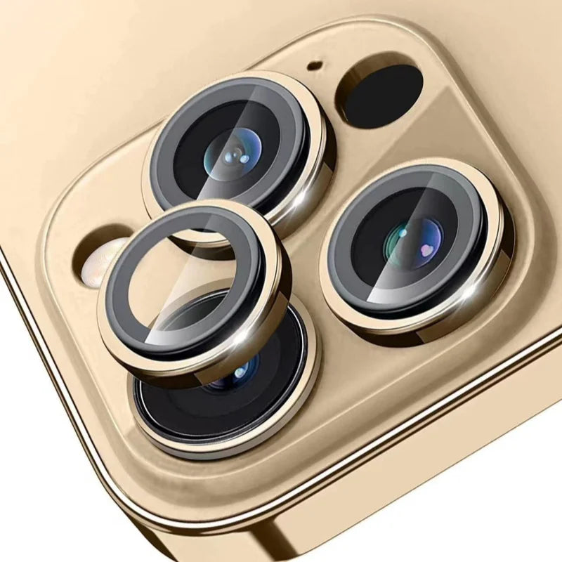 iPhone 15 16 Pro Max 14 Plus 13 Alloy Ring Lens Glass for iphone 15pro Back Lens Cap