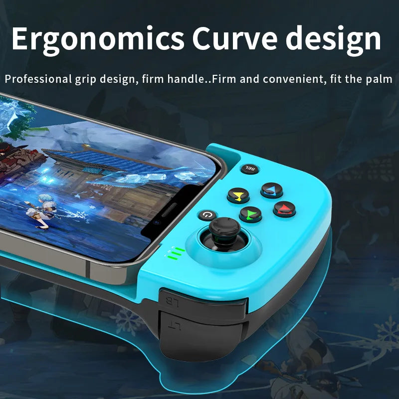 For switch PS4 Android IOS mobile phone can stretch Bluetooth left and right gamepad with vibration mapping continuous wireless