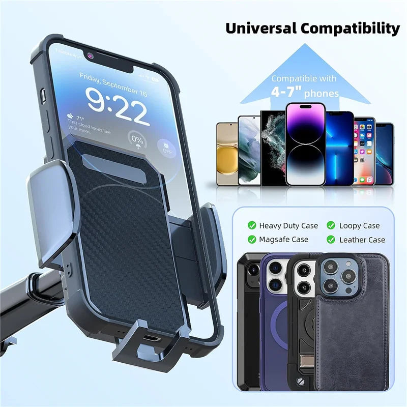 NEW Universal Sucker Car Phone Holder 360° Windshield Car Dashboard Mobile Cell Support Bracket for Smartphones