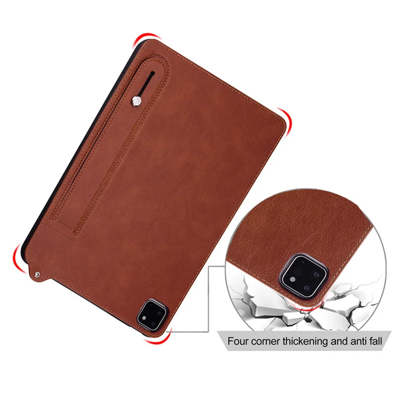 For Redmi Pad SE 8.7 Case PU Leather Soft TPU Stand Handheld Tablet Funda For Redmi Pad SE 8.7 inch 4G 2024 Case Cover Coque