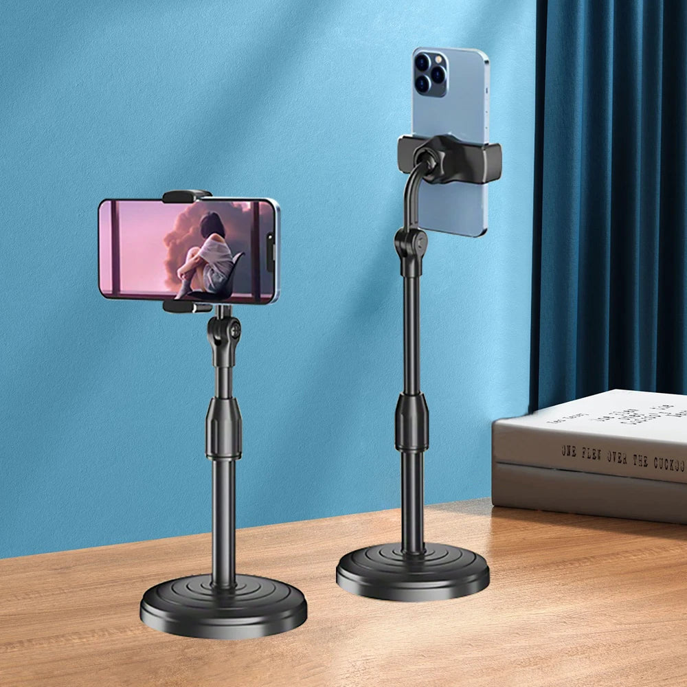 Multifunctional Mobile Phone Bracket Live Broadcast Stand Adjustable Height Telescopic Portable Callphone Holder for Smartphone