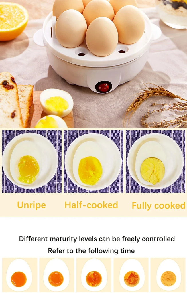 Multifunction Electric Egg Cooker Double Layers Egg Boiler Corn Milk Rapid Breakfast Cooking Egg Steamer Appliances Kitchen - Al