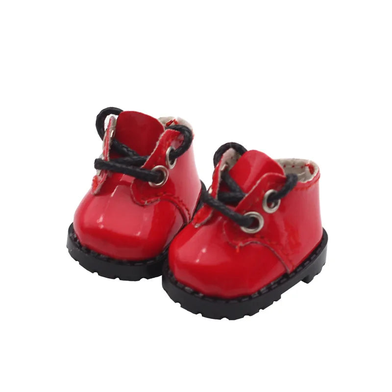 For LABUBU Leather Shoes Suitable for 17cm Cotton Dolls Shoes Boots Toys Casual Sports Shoes Dolls Accessories DIY Doll Toys