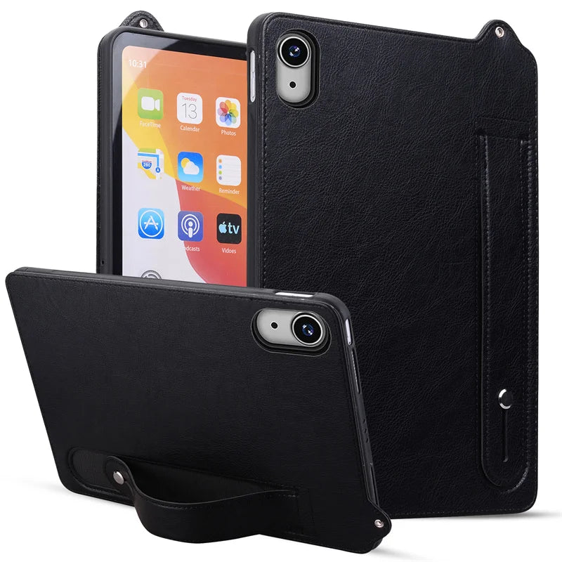 For Redmi Pad SE 8.7 Case PU Leather Soft TPU Stand Handheld Tablet Funda For Redmi Pad SE 8.7 inch 4G 2024 Case Cover Coque