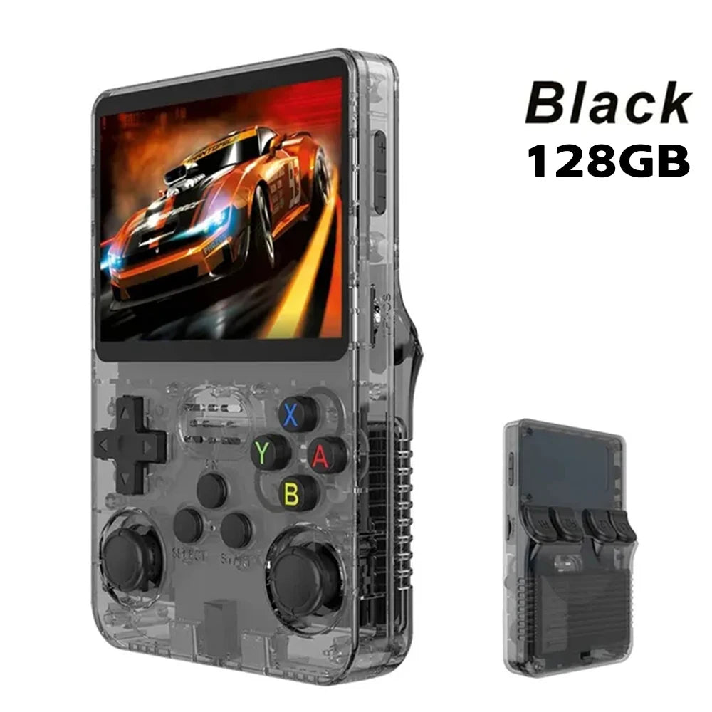 R36S Retro Handheld Video Game IPS Screen Mini Portable Handheld Video Player 64GB 15000 Games