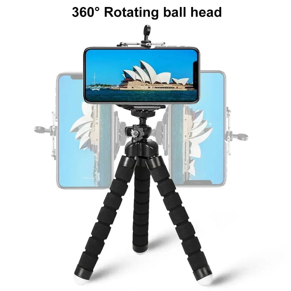 Sponge Tripod Octopus Stand Universal Mobile Phone Sponge Tripod Octopus Sponge Phone Accessories Mobile Phone Stand