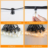 G40 LED Outdoor String Ball Lights 7.6M/20M Shatterproof Patio Lights For Outside Backyard Porch Garden Decor