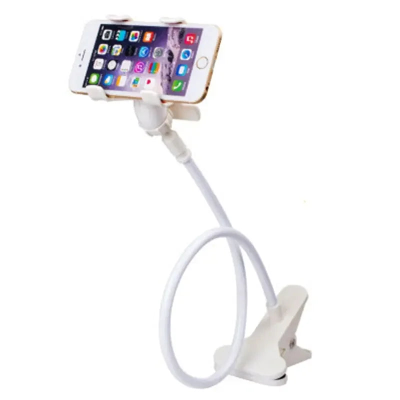 Universal Lazy Bracket Mobile Phone Holder Gooseneck Stand Stents Flexible Bed Desk Table Clip Bracket for Smartphone Holder