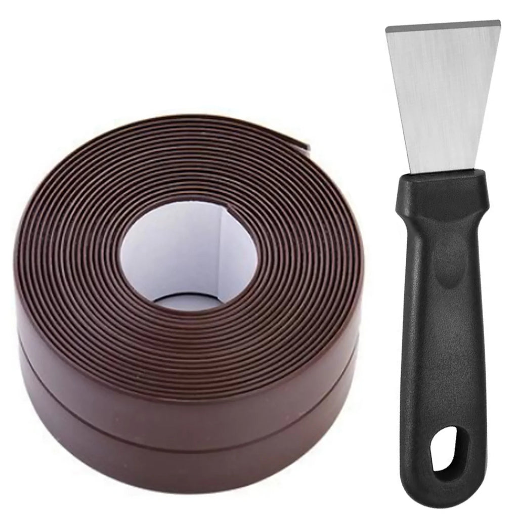 Caulk Tape Waterproof Self Adhesive, Bathtub Caulk Strip Sealant Tape Sealing Strip for Kitchen Countertop