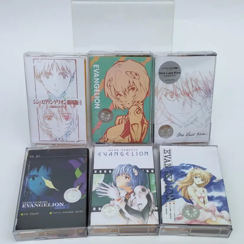 EVA Anime NEON GENESIS EVANGELION Asuka Langley Soryu Music Tape Utada One Last Kiss Cosplay Soundtracks Box Walkman Cassettes