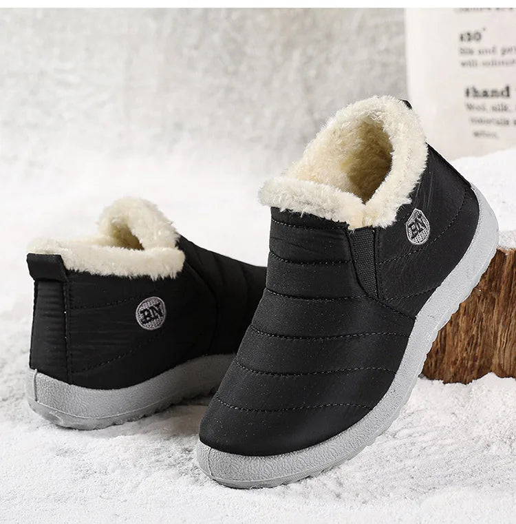 Warm Snow Men's Boots Soft Sneakers Winter Men's Fashion Men Shoes Unisex Ankle Boots Waterproof Men's Work Shoes Footwear