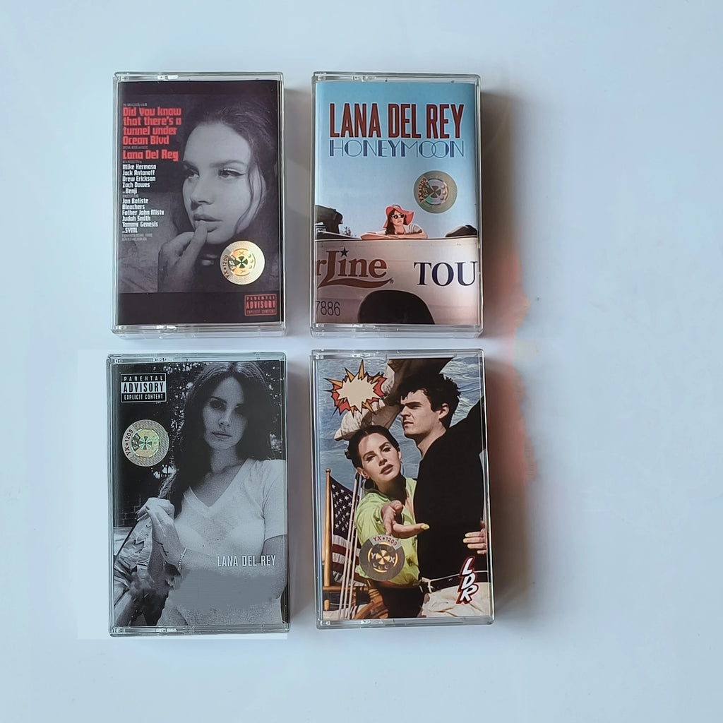 Lana Del Rey Music Tape Honeymoon 7 Styles Album Born to Die Cassettes Cosplay Soundtracks Box Walkman Car Recorder Collection